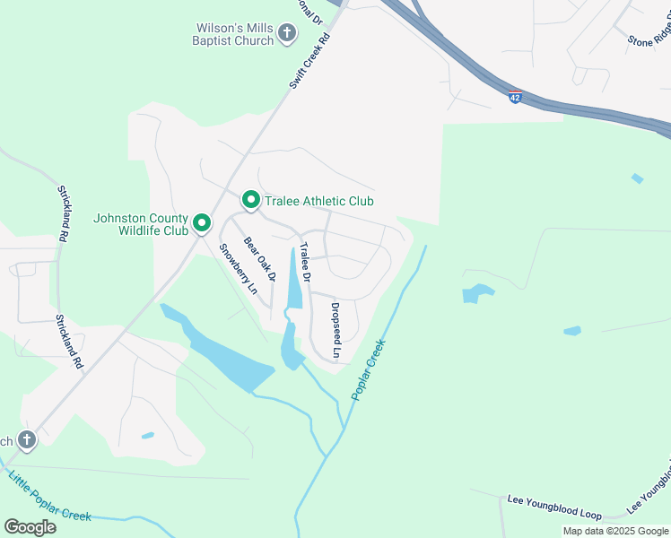 map of restaurants, bars, coffee shops, grocery stores, and more near 171 Magnolia Vine Lane in Smithfield