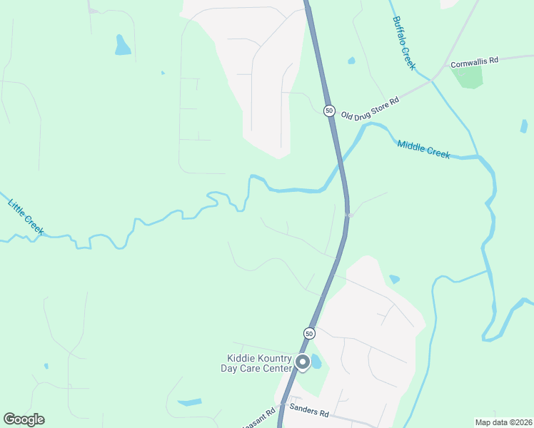 map of restaurants, bars, coffee shops, grocery stores, and more near 228 Tamworth Drive in Johnston County