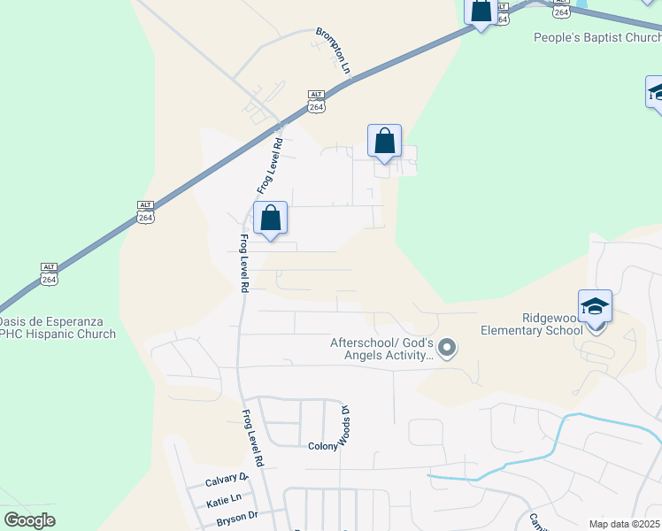 map of restaurants, bars, coffee shops, grocery stores, and more near 620 Abigail Taylor Drive in Greenville