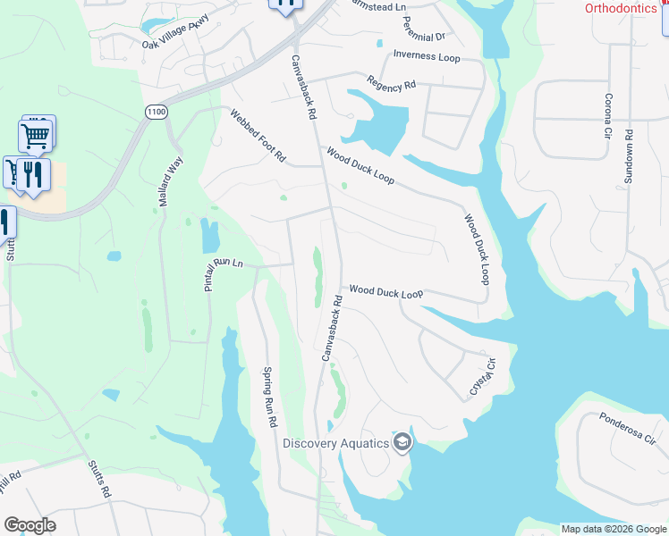 map of restaurants, bars, coffee shops, grocery stores, and more near 256 Canvasback Road in Mooresville