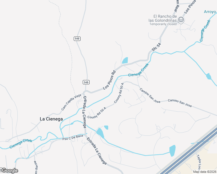 map of restaurants, bars, coffee shops, grocery stores, and more near 424 Los Pinos Road in Santa Fe