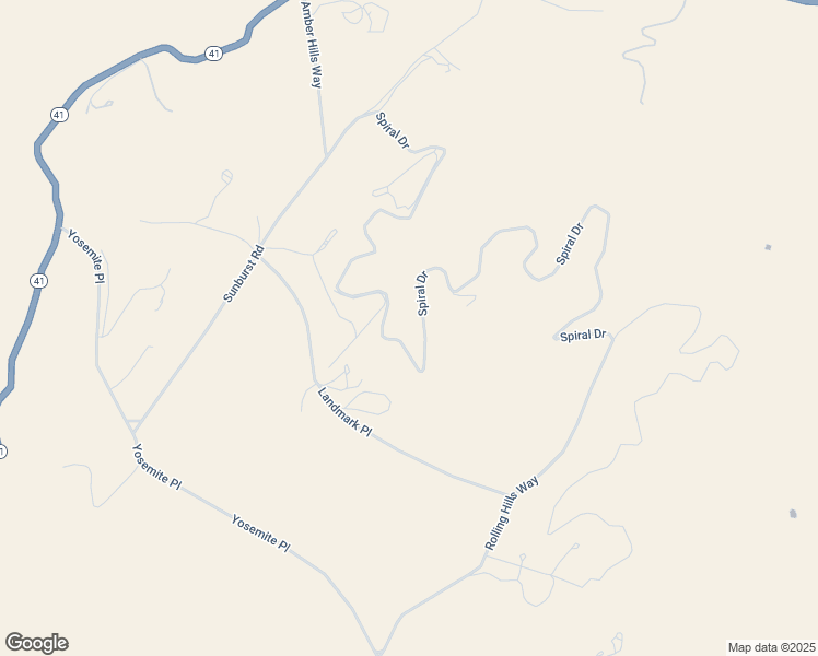 map of restaurants, bars, coffee shops, grocery stores, and more near Spiral Drive in San Luis Obispo County