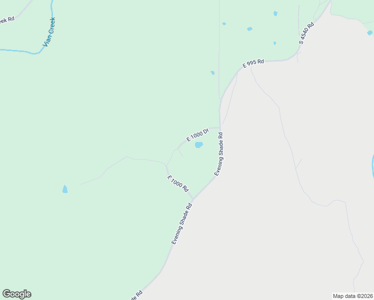 map of restaurants, bars, coffee shops, grocery stores, and more near 453725 East 1000 Road in Vian