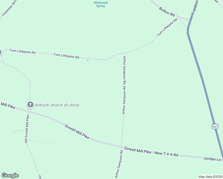 map of restaurants, bars, coffee shops, grocery stores, and more near Arthur Sampson Road in Columbia