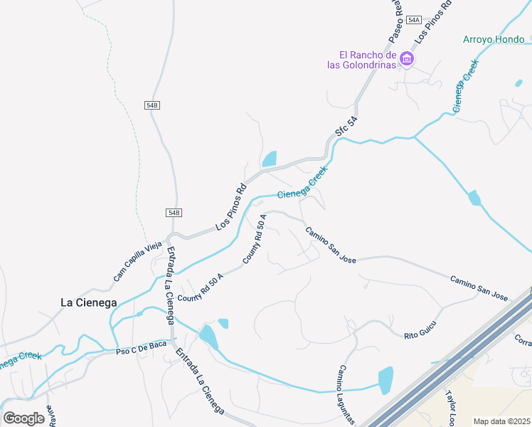 map of restaurants, bars, coffee shops, grocery stores, and more near 99 Camino San Jose in Santa Fe