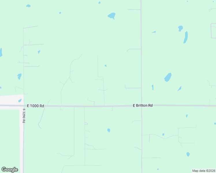 map of restaurants, bars, coffee shops, grocery stores, and more near 329678 E1000 Road in Harrah