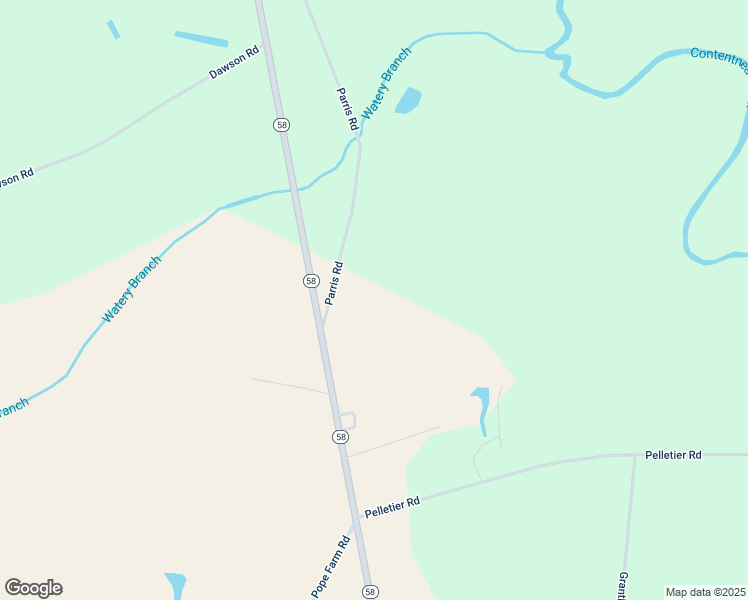 map of restaurants, bars, coffee shops, grocery stores, and more near 90 Parris Road in Stantonsburg
