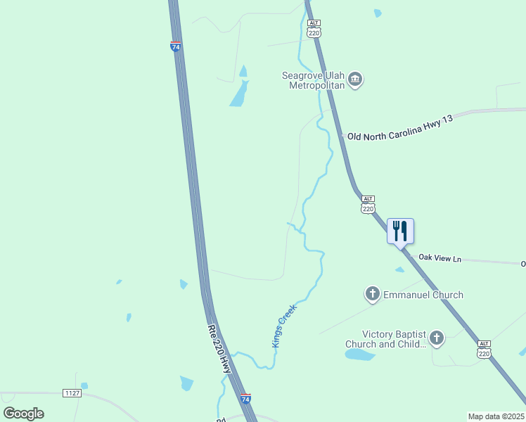 map of restaurants, bars, coffee shops, grocery stores, and more near 354 Scott Farm Road in Asheboro