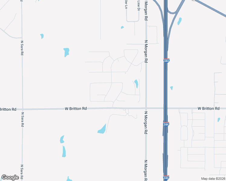 map of restaurants, bars, coffee shops, grocery stores, and more near 9700 Goodman Street in Yukon