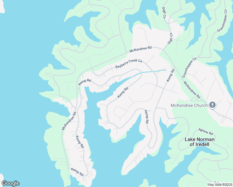 map of restaurants, bars, coffee shops, grocery stores, and more near 515 Kemp Road in Mooresville