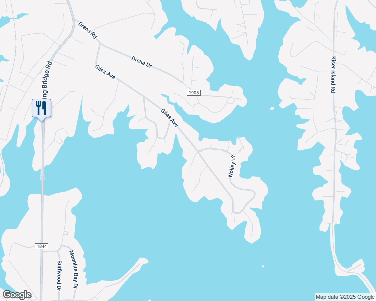 map of restaurants, bars, coffee shops, grocery stores, and more near 4605 Giles Avenue in Lake Norman of Catawba