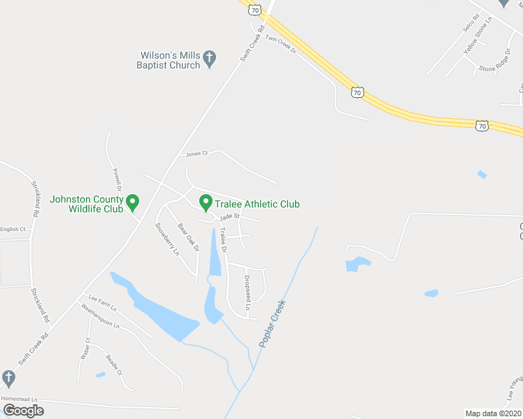 map of restaurants, bars, coffee shops, grocery stores, and more near 137 Carissa Drive in Smithfield
