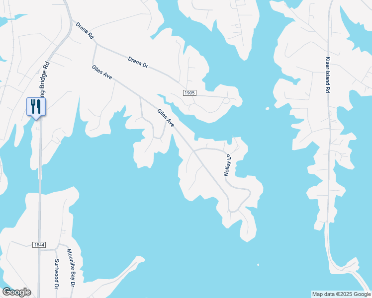 map of restaurants, bars, coffee shops, grocery stores, and more near 4605 Giles Avenue in Lake Norman of Catawba