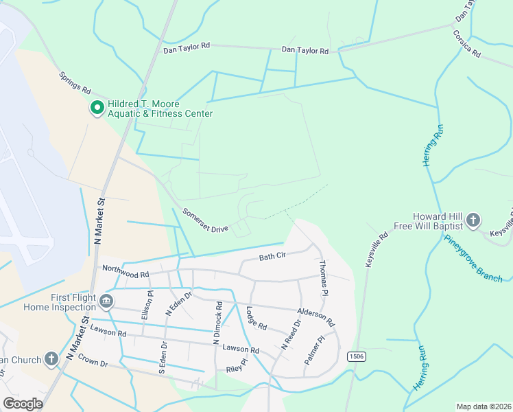 map of restaurants, bars, coffee shops, grocery stores, and more near 117 Albemarle Drive in Washington