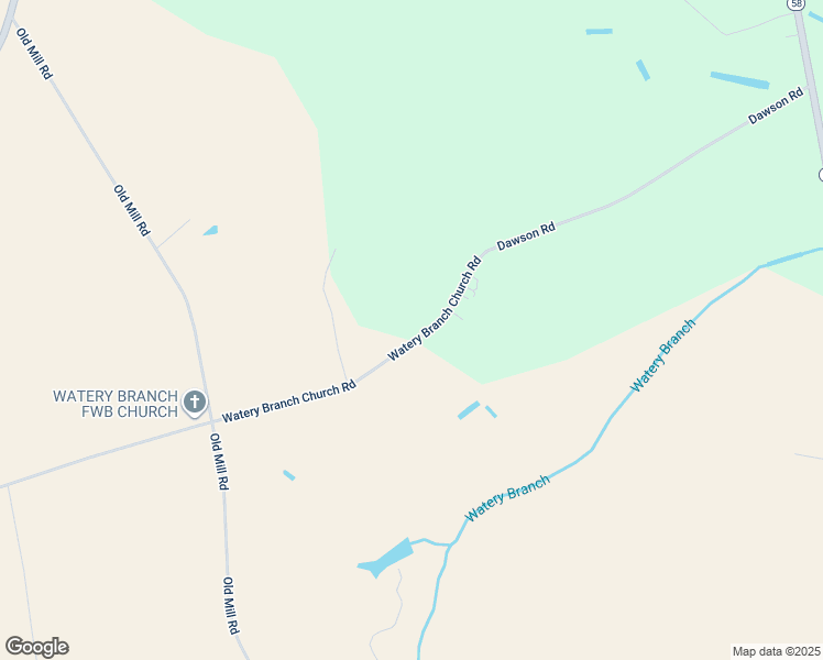 map of restaurants, bars, coffee shops, grocery stores, and more near 647 Watery Branch Church Road in Stantonsburg