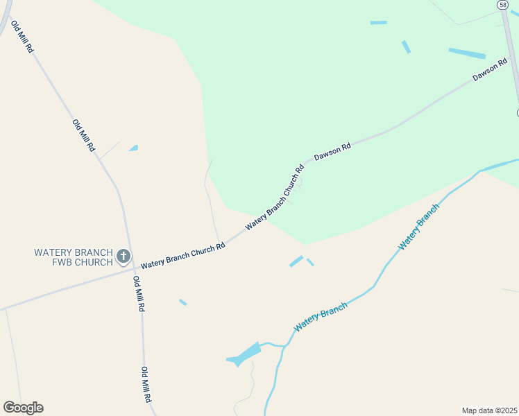 map of restaurants, bars, coffee shops, grocery stores, and more near 647 Watery Branch Church Road in Stantonsburg