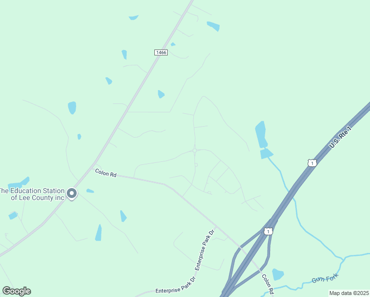 map of restaurants, bars, coffee shops, grocery stores, and more near 2044 Deep River Road in Sanford