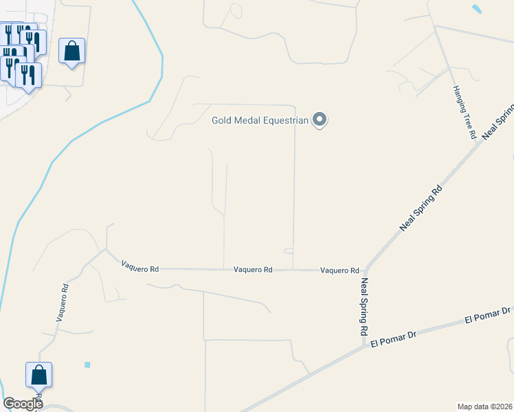 map of restaurants, bars, coffee shops, grocery stores, and more near 698 Vaquero Road in Templeton