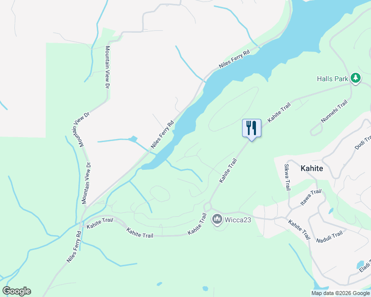 map of restaurants, bars, coffee shops, grocery stores, and more near 232 Unutsi Trail in Vonore