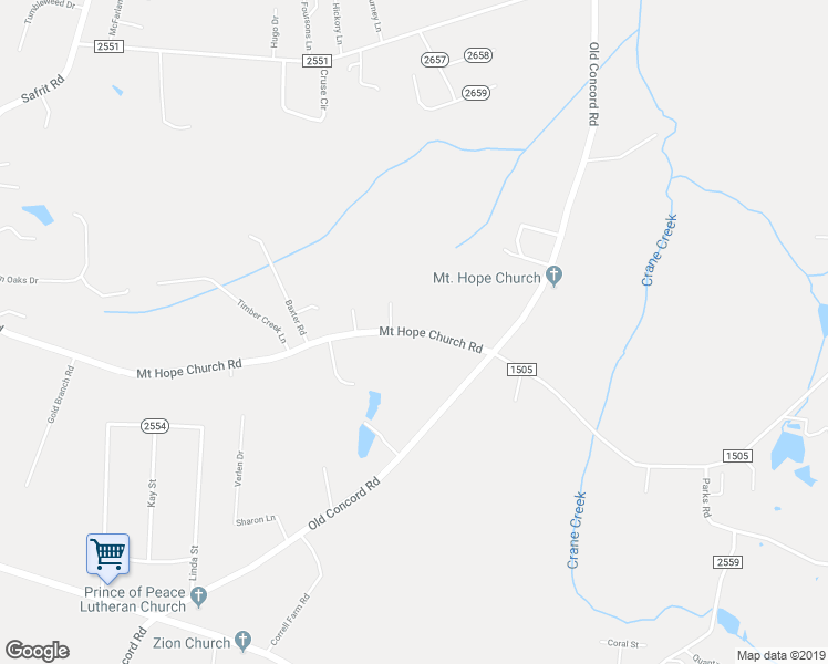 map of restaurants, bars, coffee shops, grocery stores, and more near Mount Hope Church Road in Salisbury