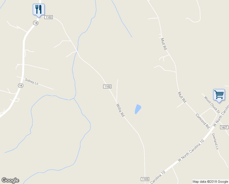 map of restaurants, bars, coffee shops, grocery stores, and more near 9168 Willis Road in Vale