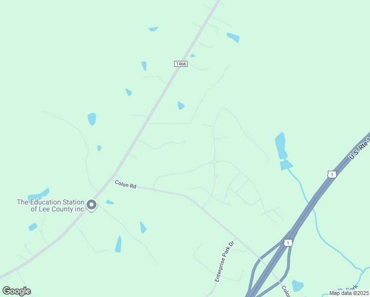 map of restaurants, bars, coffee shops, grocery stores, and more near 2044 Deep River Road in Sanford