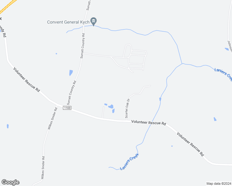 map of restaurants, bars, coffee shops, grocery stores, and more near 6534 Scarlet Oak Drive in Denton