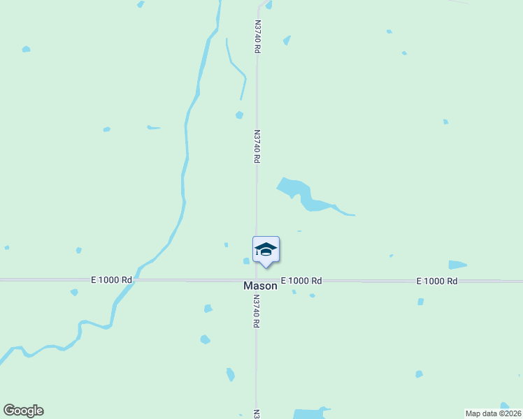 map of restaurants, bars, coffee shops, grocery stores, and more near N3740 Road in Okemah