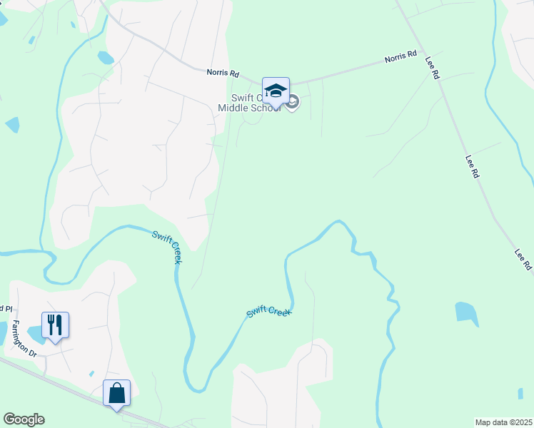 map of restaurants, bars, coffee shops, grocery stores, and more near 31 Saddle Mare Street in Clayton