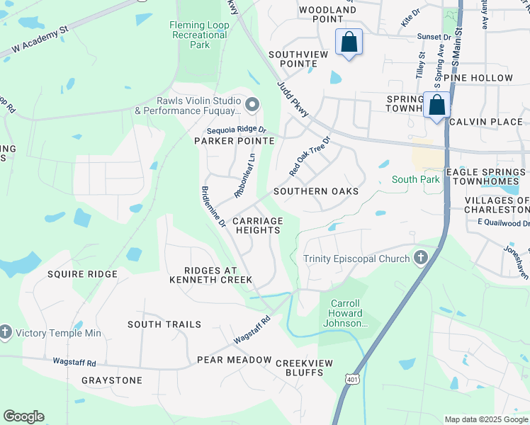 map of restaurants, bars, coffee shops, grocery stores, and more near 913 Steelhorse Drive in Fuquay Varina