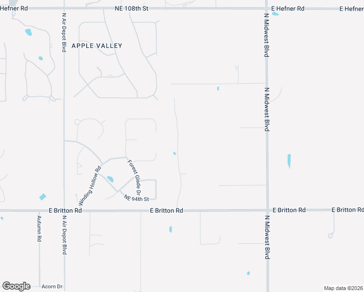 map of restaurants, bars, coffee shops, grocery stores, and more near 9900 Prosper Drive in Oklahoma City