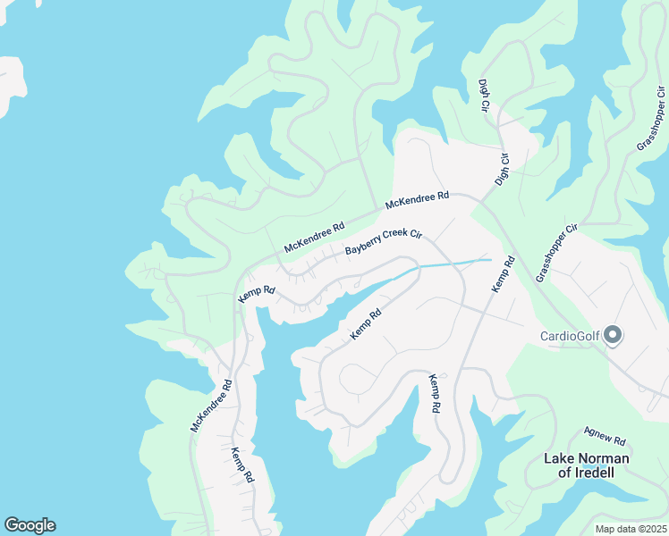 map of restaurants, bars, coffee shops, grocery stores, and more near 146 Bayberry Creek Circle in Mooresville