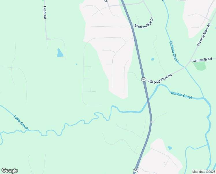 map of restaurants, bars, coffee shops, grocery stores, and more near 180 Leach Drive in Garner