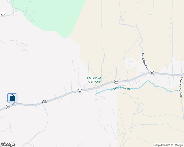 map of restaurants, bars, coffee shops, grocery stores, and more near 19 Flora Vista Road in Glorieta