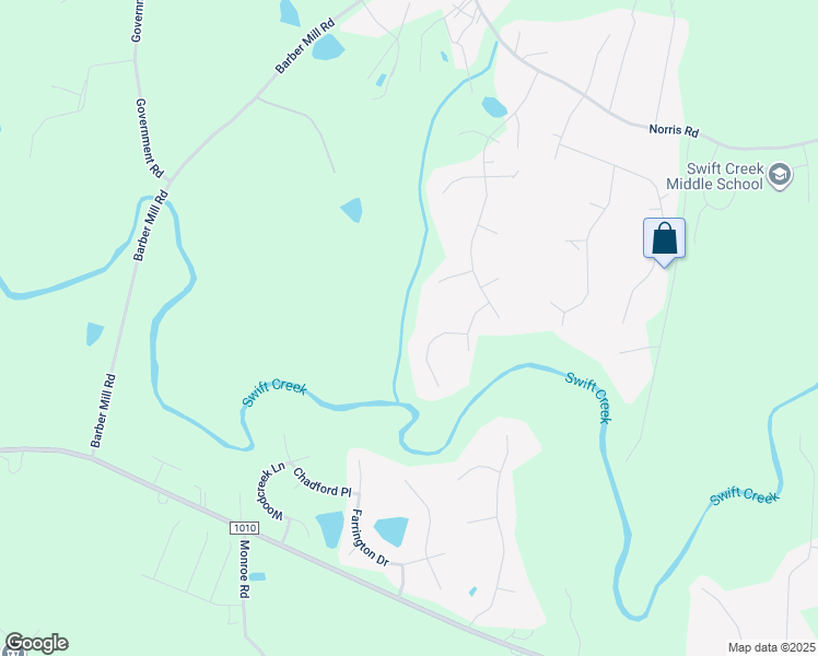 map of restaurants, bars, coffee shops, grocery stores, and more near 92 Riverbirch Way in Clayton