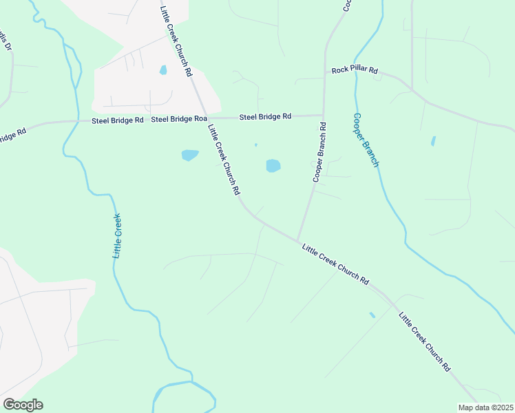 map of restaurants, bars, coffee shops, grocery stores, and more near 2324 Little Creek Church Road in Clayton