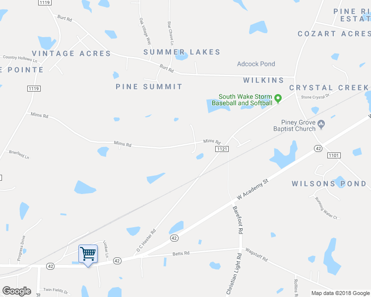map of restaurants, bars, coffee shops, grocery stores, and more near 5944 Rounder Lane in Holly Springs