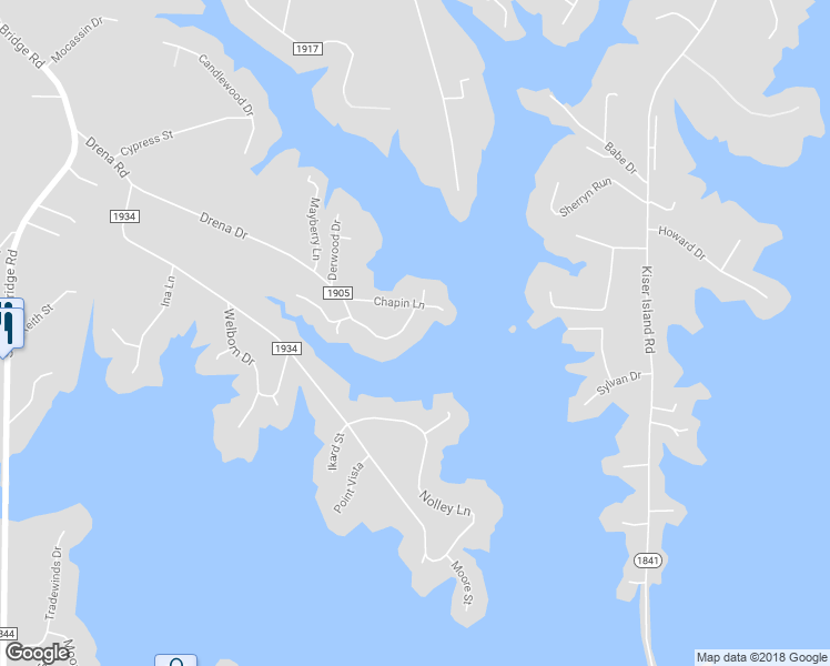 map of restaurants, bars, coffee shops, grocery stores, and more near 8367 Drena Drive in Sherrills Ford