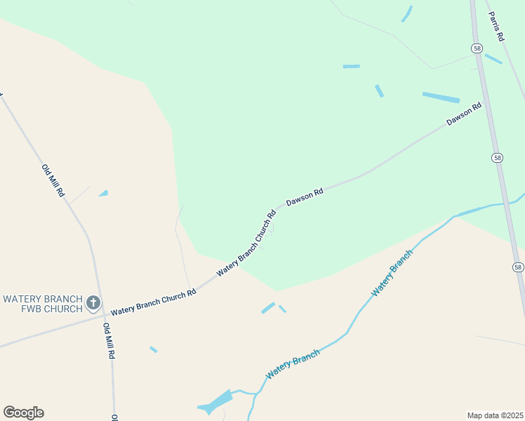 map of restaurants, bars, coffee shops, grocery stores, and more near 715 Watery Branch Church Road in Stantonsburg