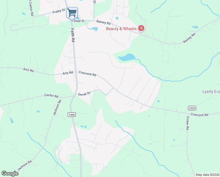 map of restaurants, bars, coffee shops, grocery stores, and more near 2215 Crescent Road in Salisbury