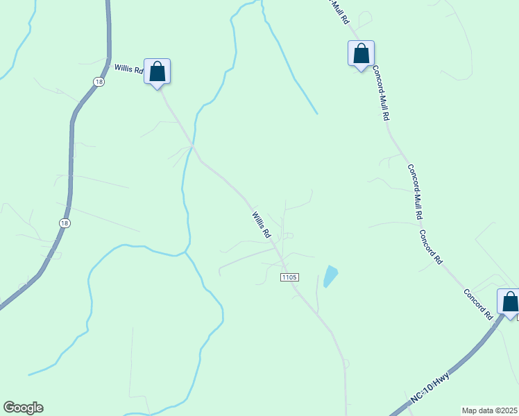 map of restaurants, bars, coffee shops, grocery stores, and more near 9192 Willis Road in Vale
