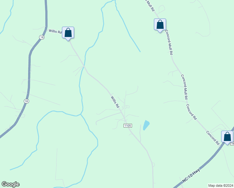 map of restaurants, bars, coffee shops, grocery stores, and more near 9192 Willis Road in Vale