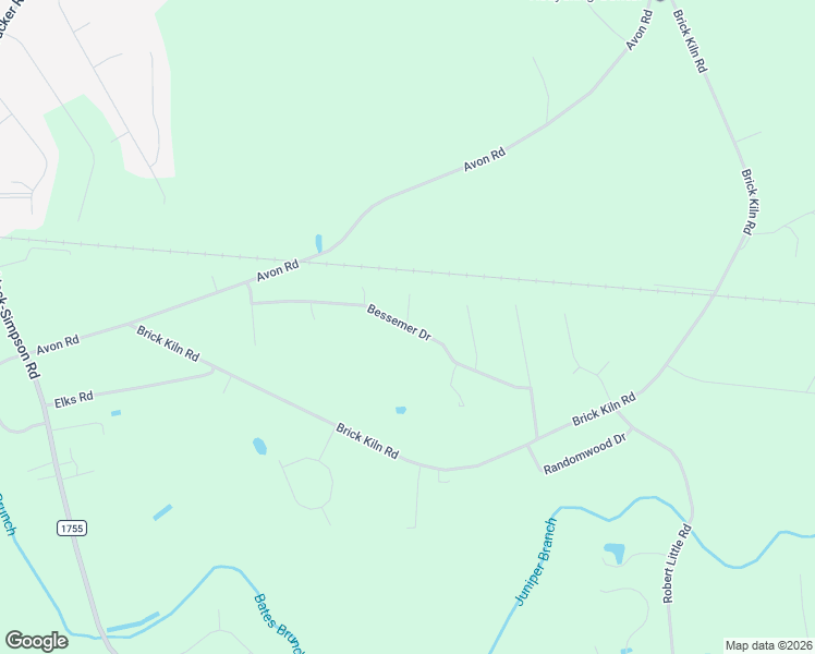 map of restaurants, bars, coffee shops, grocery stores, and more near 3404 Bessemer Drive in Greenville