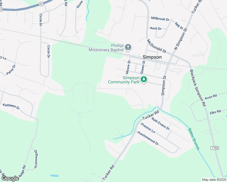 map of restaurants, bars, coffee shops, grocery stores, and more near 2552 Plumosa Drive in Grimesland
