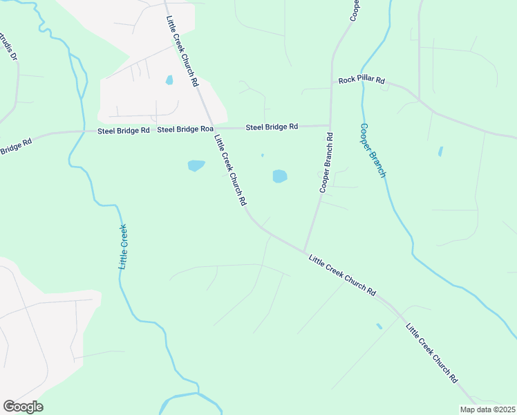 map of restaurants, bars, coffee shops, grocery stores, and more near 2392 Little Creek Church Road in Clayton