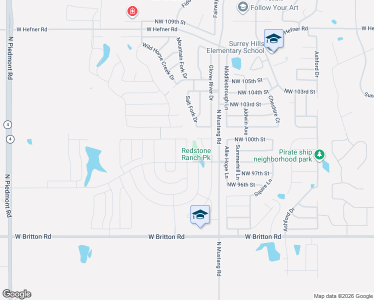 map of restaurants, bars, coffee shops, grocery stores, and more near 9900 Jackrabbit Road in Yukon