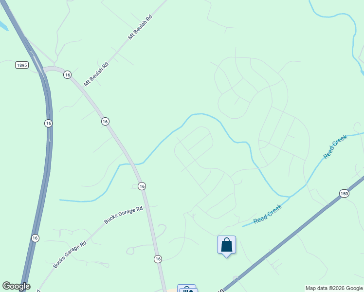 map of restaurants, bars, coffee shops, grocery stores, and more near 6334 Fairfax Court in Maiden