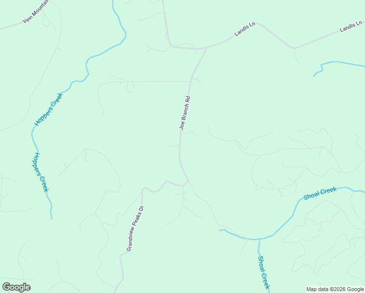 map of restaurants, bars, coffee shops, grocery stores, and more near 525 Joe Branch Road in Nebo
