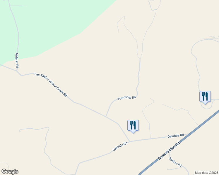 map of restaurants, bars, coffee shops, grocery stores, and more near 3155 Township Road in Paso Robles