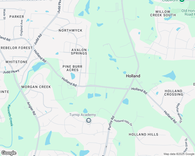 map of restaurants, bars, coffee shops, grocery stores, and more near 913 Tupelo Glen Court in Fuquay Varina
